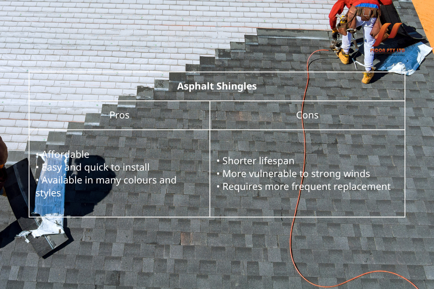 asphalt shingles