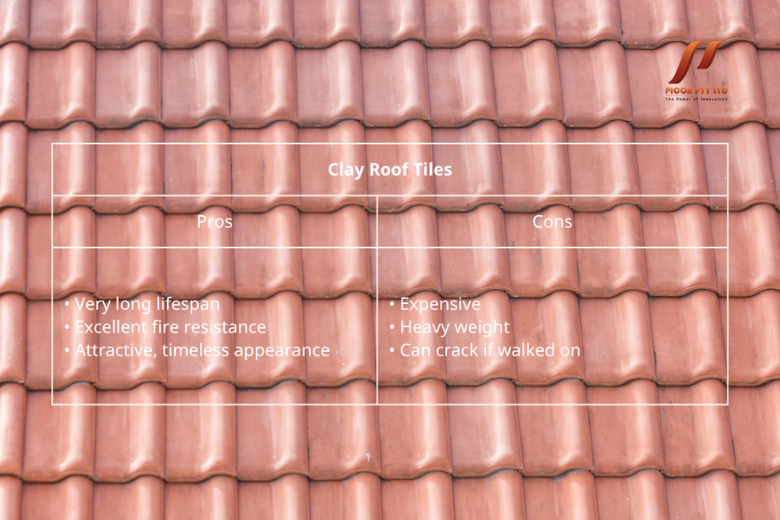 clay roof tiles