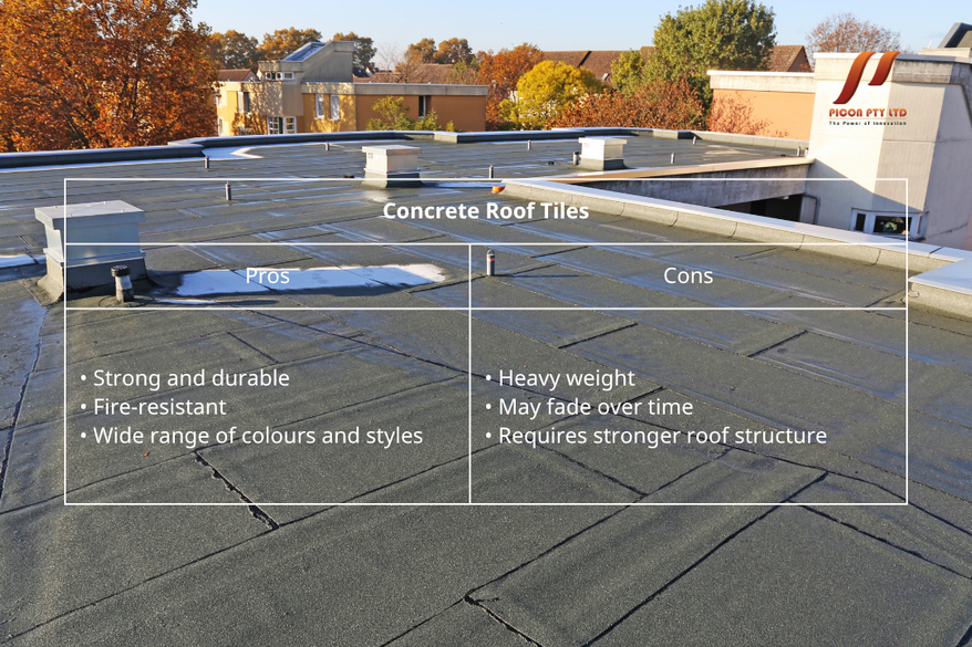 concrete roof tiles