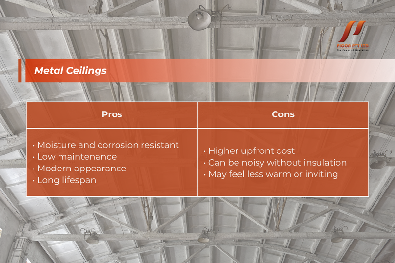 metal ceilings