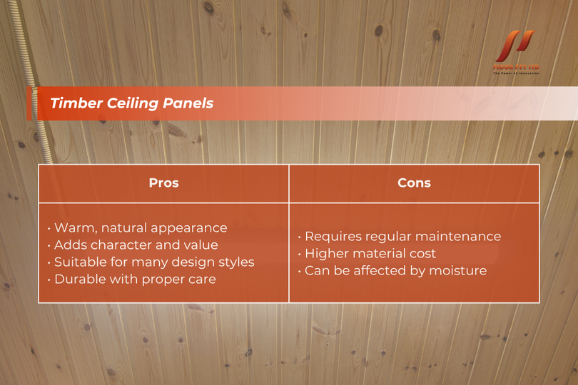 timber ceiling panels