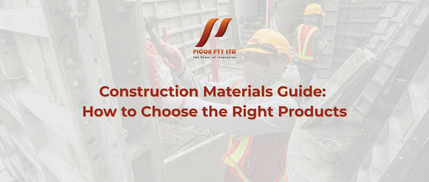 construction materials guide how to choose the right products