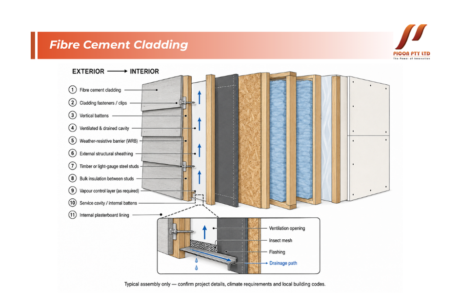 fibre cement cladding