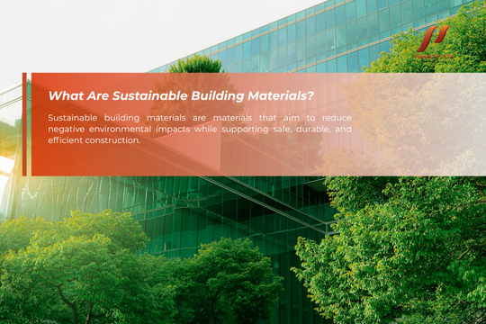 what are sustainable building materials